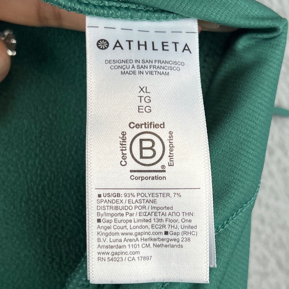 Athleta Women's Dark Green Jogger Pants Size XL Athletic Casual Comfort - Picture 10 of 11